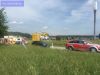Unfall mit Straßenfahrzeugen, Verkehrshindernis